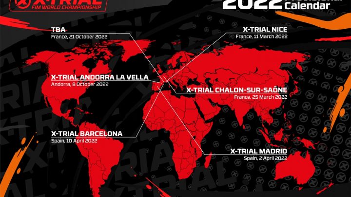 Calendario Mondiale indoor X Trial 2022