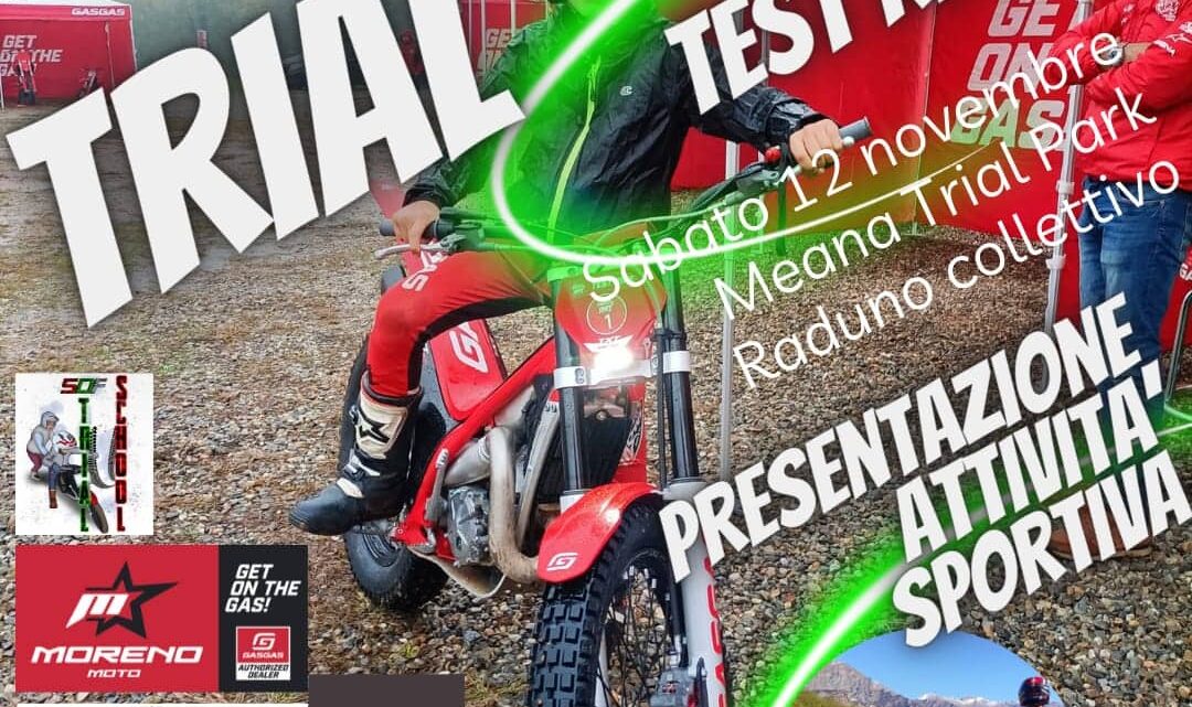 Open Day e Test Ride al Meana Trial Park Sabato 12 Novembre