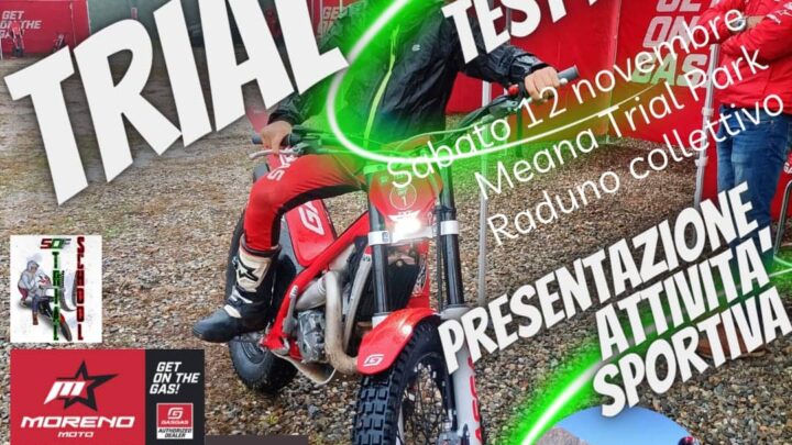 Open Day e Test Ride al Meana Trial Park Sabato 12 Novembre