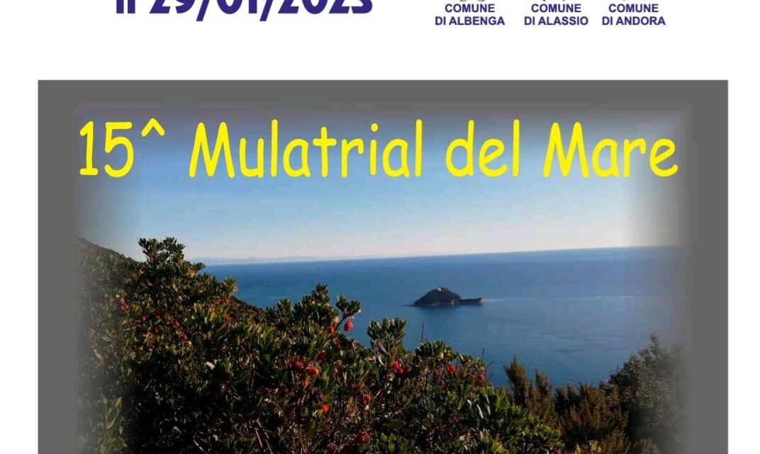 Mulatrial del Mare 2023 il 29 Gennaio.Tra pochi giorni apriranno le iscrizioni