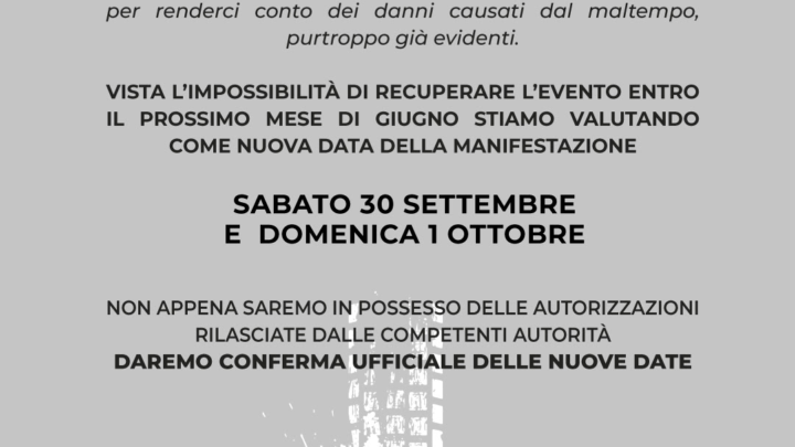 Il Trial Fest di Castel d’Aiano 2023 potrebbe essere recuperato il 30 Settembre e 1 Ottobre