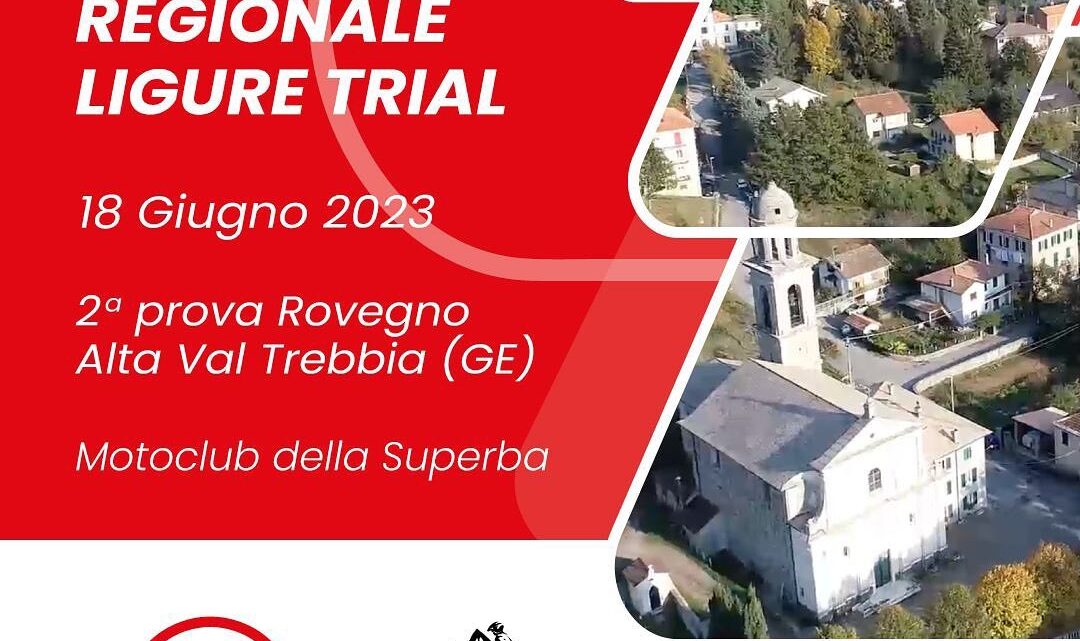 Presentazione Campionato Regionale Ligure 2023 e 2° Prova del 18 Giugno a Rovegno (Ge)