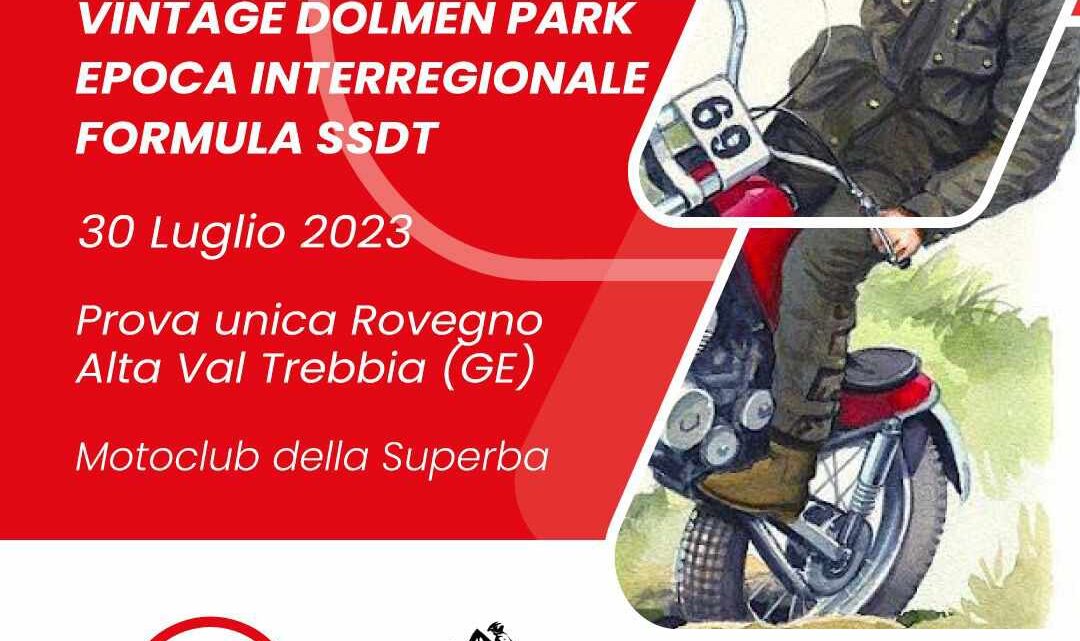 Il 30 Luglio Trofeo Trial Vintage Dolmen Park a Rovegno (Ge).Tutte le info e come iscriversi