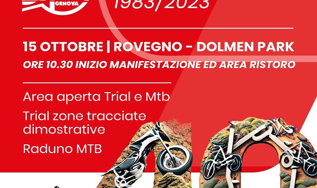 Quarant’anni insieme 1983 – 2023. Il 15 Ottobre la festa per i 40 anni del Motoclub della Superba