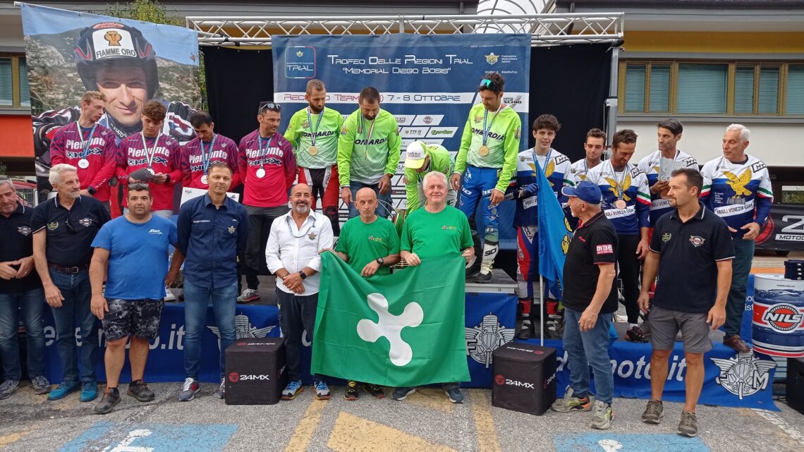 Lombardia, Piemonte, Lombardia 1, Provincia Autonoma di Trento ed il Motoclub Lazzate vincono le rispettive categorie nel Trofeo delle Regioni.