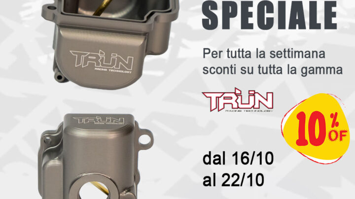 Promozione prodotti Trun Racing sul sito Rabino Sport dal 16 al 22 Ottobre