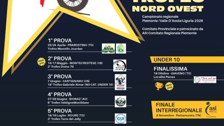 6° Prova 10° Trofeo Amatoriale Trial Asi Trofeo Nord Ovest.